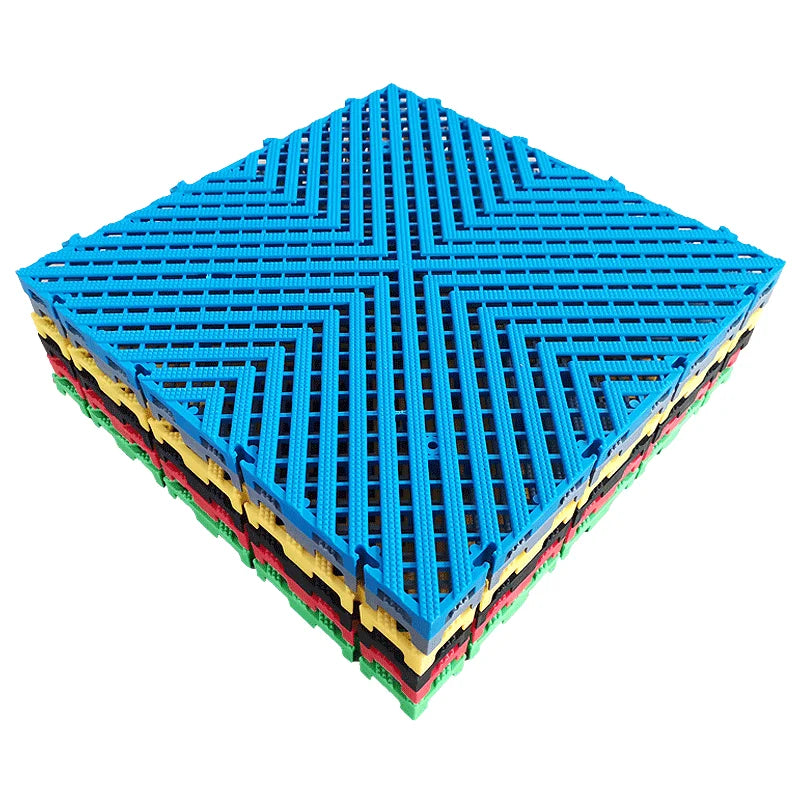 China Manufacture Plastic PP Auto Detailing Interlock Garage Floor Tiles