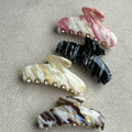 ZiTeng High Fashion French Acetic Acid Hairpin Elegant Simple Sweet Small Fresh Hair Accessories Clip for Ladies Logo Custom