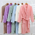 Microfiber Unisex Lovers Soft Bath Robe Men and Women Nightrobe Shower Toweling Terry Robe Sleepwear Male Casual Home Bathrobe