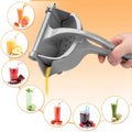 Premium Quality Metal Aluminum Alloy Easy Use Heavy Duty Single Hand Press Fruit Juicer Manual Lemon Lime Citrus Juice Squeezer