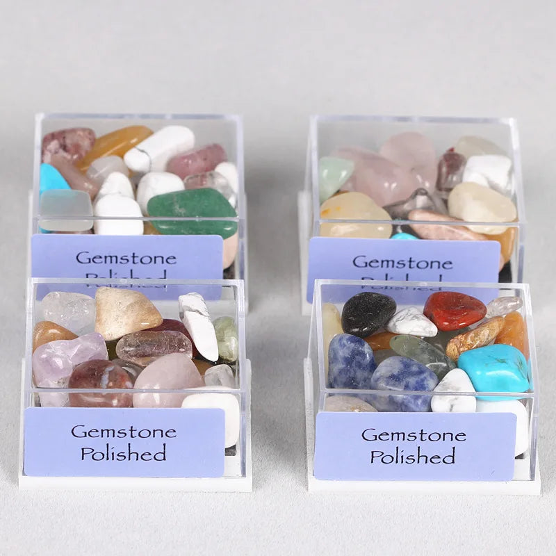 12 Optional Museum Natural Crystal Ores Mineral Raw Stones Geological Popularization Teaching Materials Mixed Ores