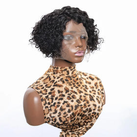 Wholesale Short Pixie Cut Wig Raw Natural Indian Hair Wigs for Black Women Virgin Hair Vendor Lace Front Wigs Human Hair
