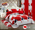 Bed Sheet Set king Size Cheap 12 Pcs Bedding Sets with Curtains Quilt Bedspread Warm Quilting Machine for Bedcover
