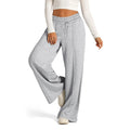 Wholesale Casual Hip Hop Sweatpants for Women Breathable Loose Flared Wide Leg with Elastic Waist Flat Front Anti-Static Feature