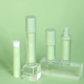 Recyclable Cosmetic Airless Bottle 30ml 15ml Unique PP Airless Pump Bottle With Color for Sunscreen Lotion Cream Packing