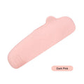 Portable Dark Pink Makeup Brush Pouch Soft Silicone with Open Buckle Food Grade Material Fashion Style for Cosmetic Storage