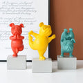Adorable Puppy Resin Sculpture for Home Decoration for Kids Room & Nursery Bulk Custom Orders for Children's Gift Stores