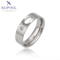 15984 XUPING JEWELRY Stainless Steel Jewelry Royal Women Fashion Fine Couple Engagement Adjustable Jewelry Ring