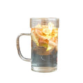Hand Blown Customized Borosilicate Glass Water Beverage Carafe Pitcher CUP with Glass Lid