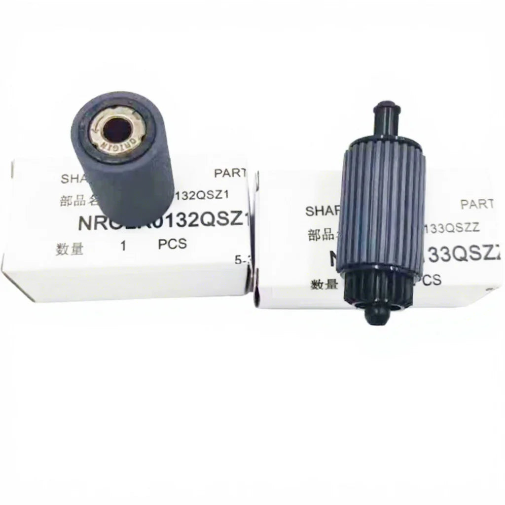 AR235 Paper Pickup Feed RollerNROLR0132QSZ1NROLR0133QSZZ For Sharp AR235 AR275 ARM257 ARM317 MX-M260 M264N M310  2pcs/set