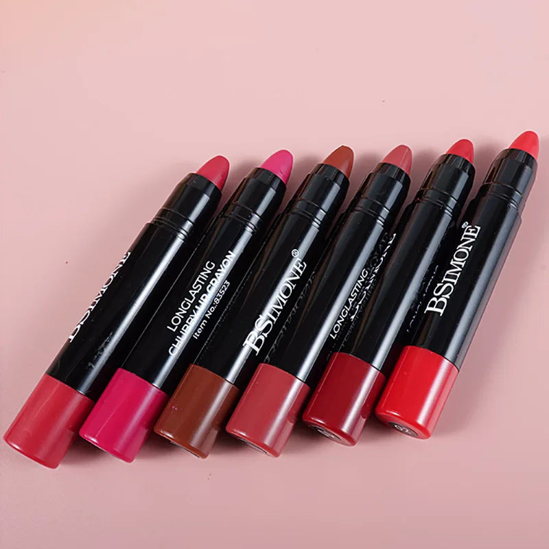 Waterproof Non-sticky Non-discoloring Lipstick  Matte Velvet  Long-lasting Rotating Lipstick Pen