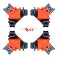 4pcs 90 Degree Right Angle Clamp Fixing Clip Picture Frame Corner Clamp Woodworking Corner Clip Positioning Fixture Wood Tools
