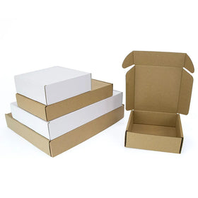 Custom Size Folding Cardboard Corrugated Shipping Gift Environmental Mailing Carton Clothing
