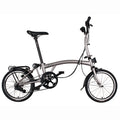 3SIXTY TRI-folding Bike16 Inch 6 Speeds Steel Frame Mini Foldable Bicycle M/Y/S BAR Brompto Folding Bike