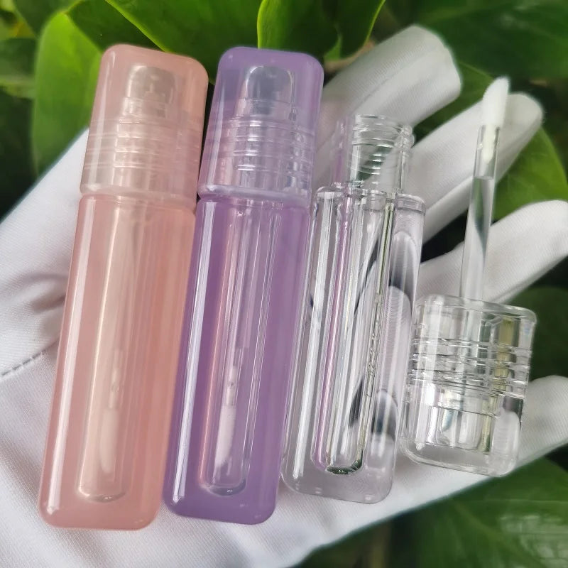 CY322 5ml Plastic Empty Colorful Transparent Cosmetic Packaging Lipgloss Tubes