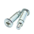 M2.5 M3 M4 M5 M6 M8 M10 Metal Zinc Plated Steel 304 Stainless Steel Phillips Cross Recessed Flat Head Step Shoulder Screw