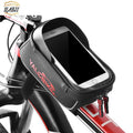 2021 New Products 6.2 Inch Large Capacity Tube Frame Cycling Bike Phone Bag Waterproof Bicycle Front Bag