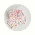 Mixed Cherry Flower Heart Sprinkles Polymer Clay Slices Bulk Factory