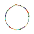 Fashion Boho Lapis Lazuli African Turquoise Red Aventurine Apatite Citrine Handmade New Style Bohemian Beads Necklace Party