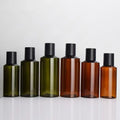 Stock PET 100ml 150ml 200ml 280ml Multi-color Round Oblique Shoulder Press Shampoo Bottle Empty