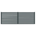 JHR 6x8 Powder Coated Aluminum Alloy Fencing Panels 4' Horizontal Square Post Eco-friendly Weather Resistant 3D Modeling