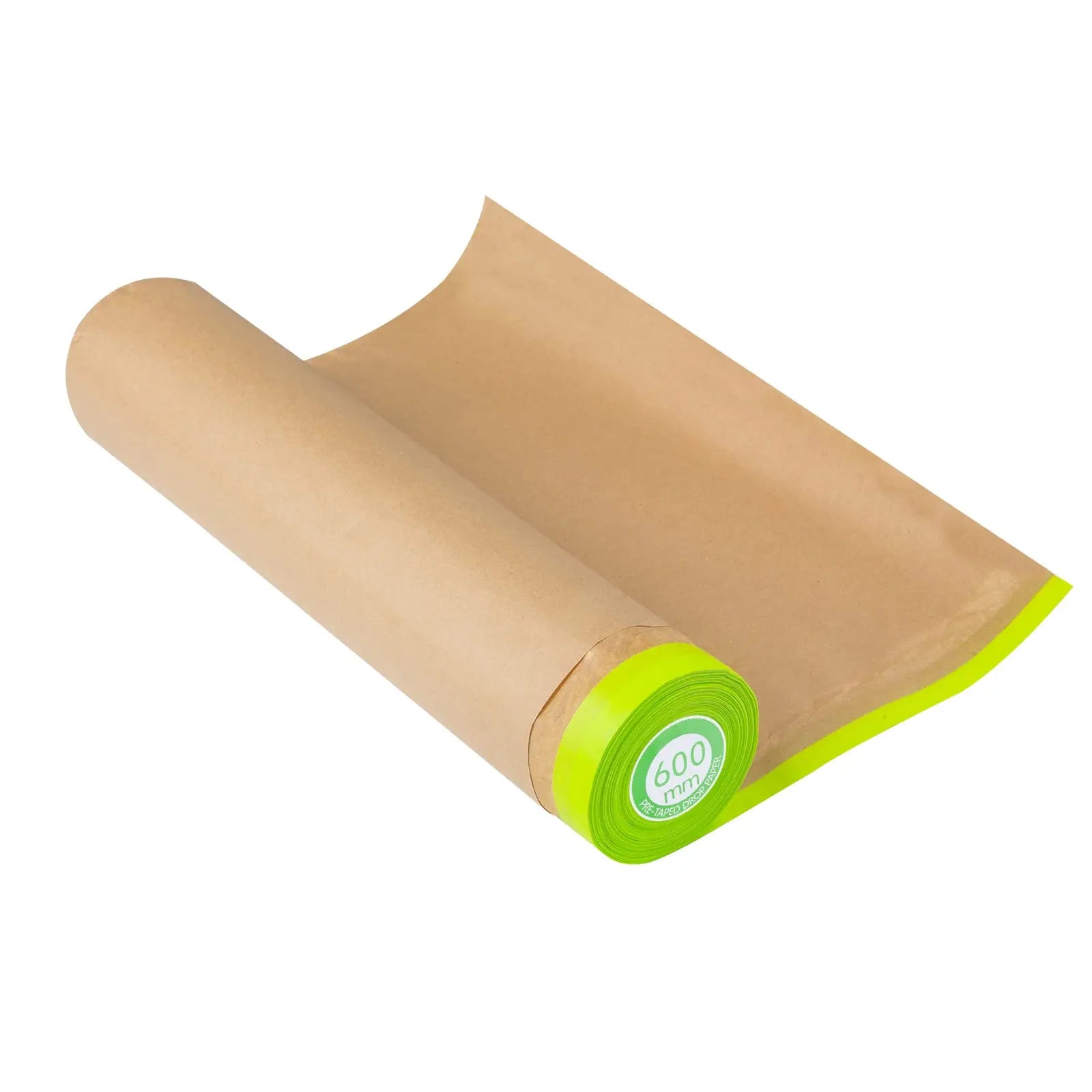 Dustproof Biodegradable Kraft Paper Masking Film Heat Resistance Waterproof Auto Protective No-residual for Painting