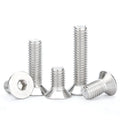 DIN 7991 M2 to M10 Allen Head Cap Bolt Hex Socket Countersunk Flat Screw Plain Finish