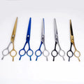 G GUTCHE 7.0 Inch Black & Gold Pet Scissors for Dog and cat Stainless Steel Pet Grooming Scissors Pet Hair Scissors