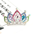 Hot Sale Multi Colored Crystal  Rhinestone Crown Hair Combs/Hair Accessories Luxury Bridal /Girls Hair Accessories