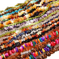 Irregular Freeform Chip Gravel Beads Natural Stone Amethysts Tiger Eye Beads for Jewelry Making 5*8mm Diy Necklace