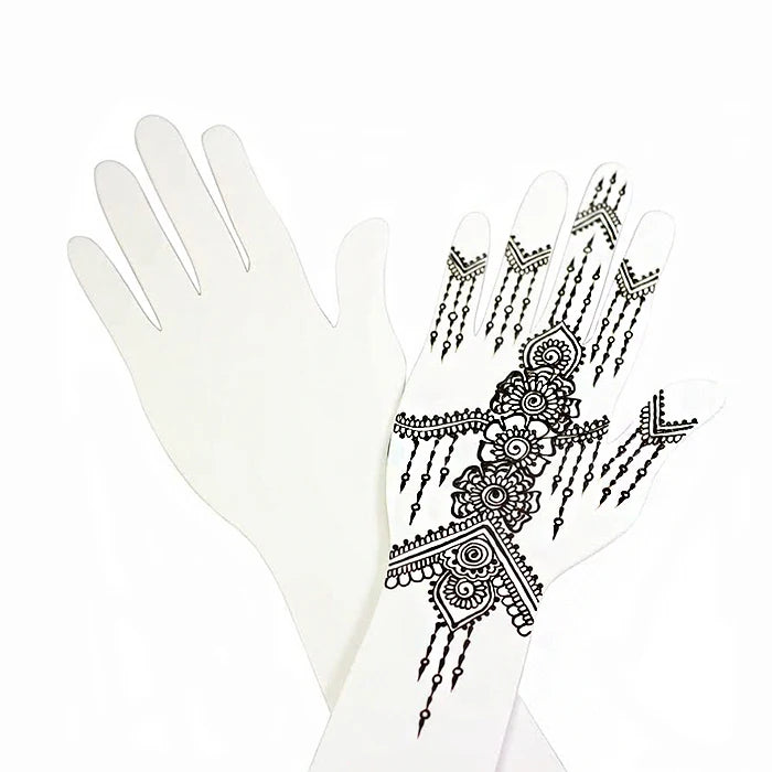 Beginners White Acrylic Practice Hand Practice Henna With Acrylic Hand Template Reusable Acrylic Henna Practice Hand for Mehndi