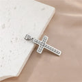 2023 New Trendy Fashion Niche Design Sense Color Gold Plated Cross Pendant Female Necklace
