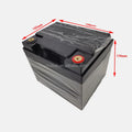 ENJ EJ12-40 ABS Battery Box for 12V 50Ah Lithium 40Ah Lead Acid Pouch/Prismatic Batteries IP54 Rated 0.5kWh Output 198x165x170mm