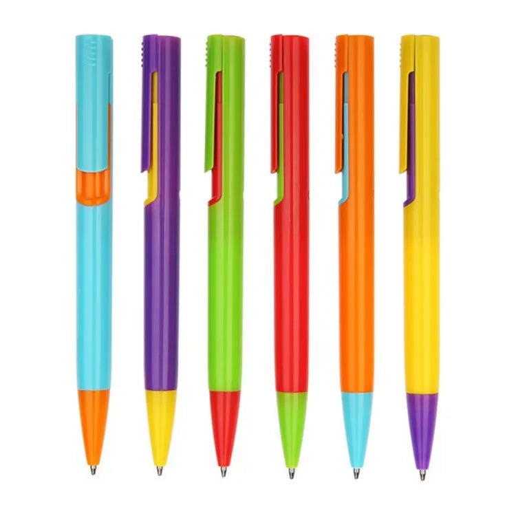 Hot Selling Custom Logo Silk Screen Printed Quick-Dry Ballpoint Pen Cheap Plastic Promotional PDK Brand for Welcome Gifts