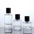 Perfume Bottle Packaging 30ml 50ml 100ml Crimp Neck Cylinder Perfume Glass Spray Bottle With Packaging Box