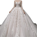 S462 New Bridal Temperament Super Fairy Dreamy Slim Thin Big Tail Wedding Dresses