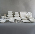 Disposable Biodegradable Compostable Sugarcane Food Containers Eco-Friendly Takeaway Clamshell Salad Bowls Plates Cutlery Set