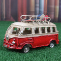 Vintage British Style Bus Resin Handmade Car Model