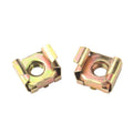 GB Standard Galvanized Zinc Plated Carbon Steel Square Weld Lock Cage Nuts M4 ISO9001 Certified Customizable for Heavy Industry