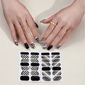 Glitter Series 2D Shiny Manicure Nail Art Wraps Shiny Nail Decoracion Stickers & Decals