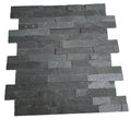 Exterior Natural Black Slate Stone Veneer Cladding