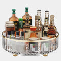 Non-skid Turntable Spice Organizer Rotatable Kitchen Multi-function Rotating Storage Rack