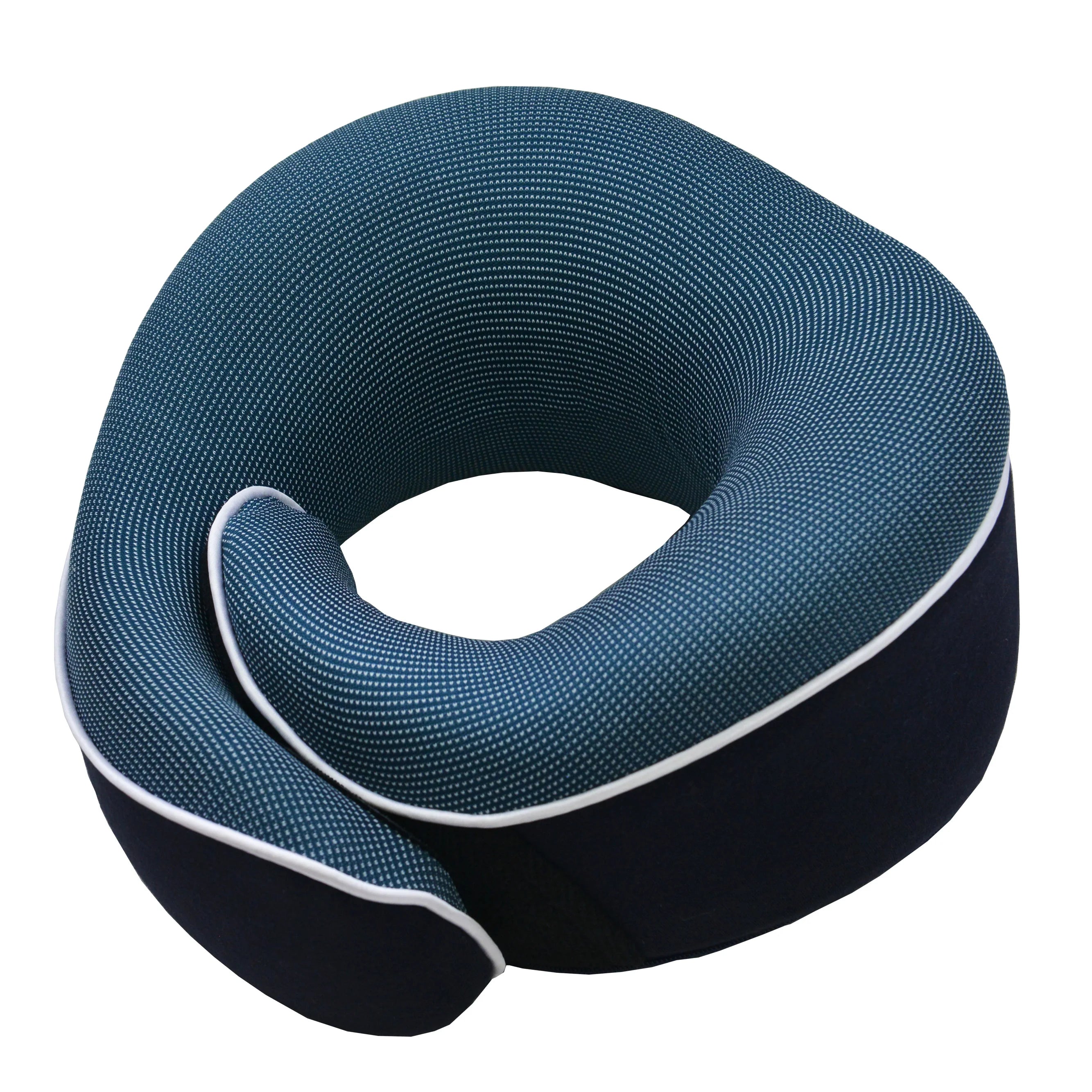 Topsale U-Shape Memory Foam Neck Support Pillow with Anti-Bacteria Protection for Airplane Car Home Use