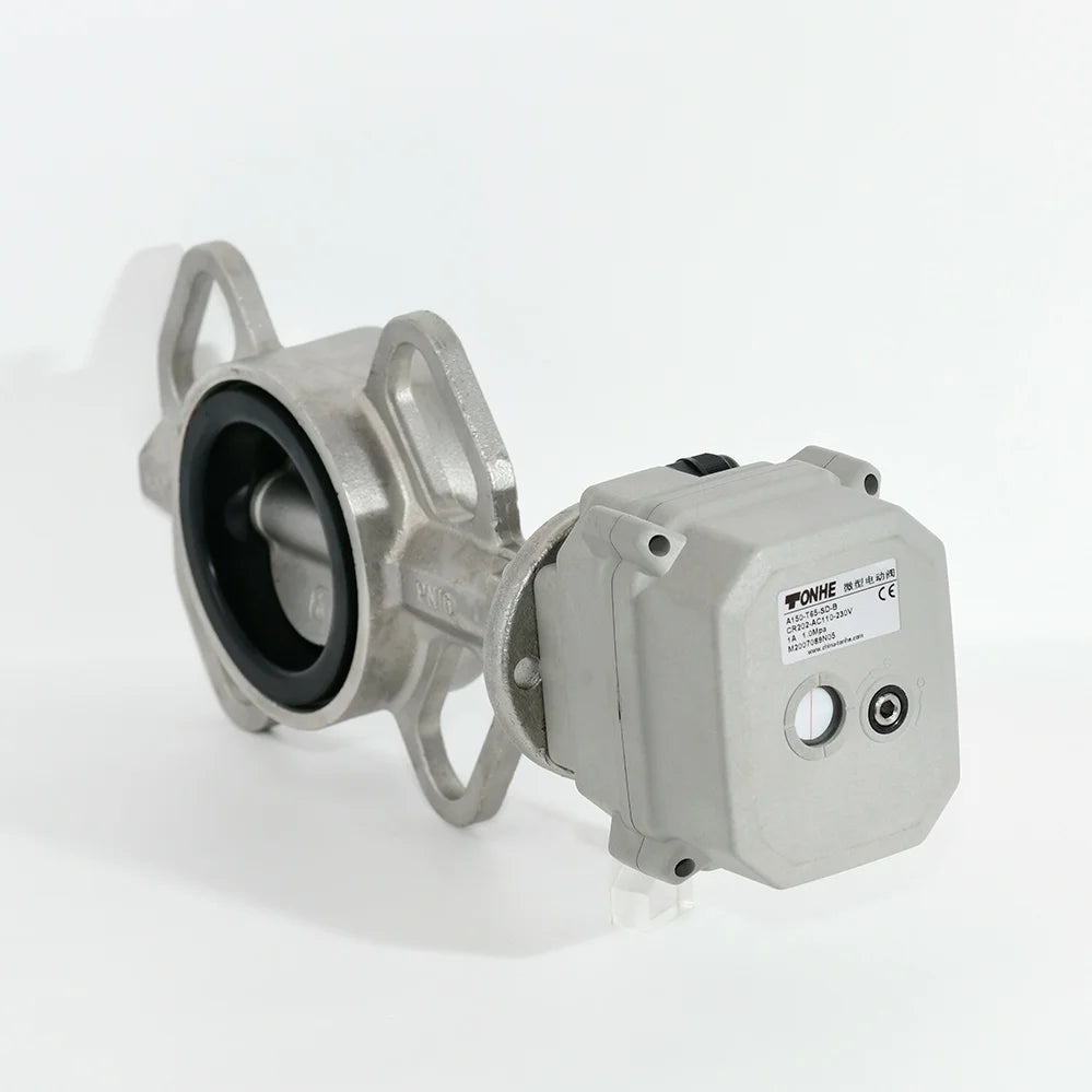 TONHE 12V 24V DN65 Stainless Steel Motorized butterfly Valve Electric Ball Valve