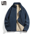 Liu Ming 2025 New Product Winter Men Women Clothing Windbreaker Stand Collar Warm Coats Stand Collar Sports Fleece Lined Jackets