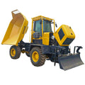 7550kg 4CBM Mini Front Loader Hydraulic Concrete Buggy 4x4 ATV Yuchai Pump Motor CE ISO Certified High Efficiency Building