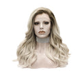 Celebrity Wig  New Designed Ombre Natural Color Daily Life Wearing Futura Henlon Fiber Synthetic Lace Front Wigs
