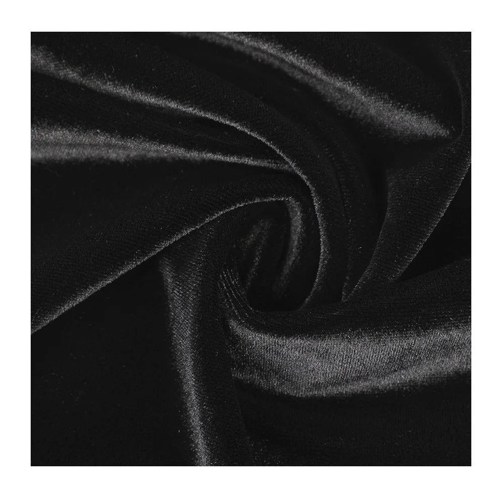 Fashion Style 95% Polyester 5%SP Anti-static Stain Resistant Knitted Velvet Fabric OEKO-TEX Certified 250GSM for Girls Sleepwear