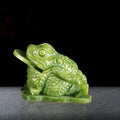 2026 Jade Toad Three Foot Toad Feng Shui Statue Jewelry Craft for Living Room Furnishings Household Decorations