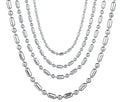 1.6mm 2mm 2.4mm Best Product Fashion Stainless Steel Chain Jewelry Beads Fine Necklace in Meter